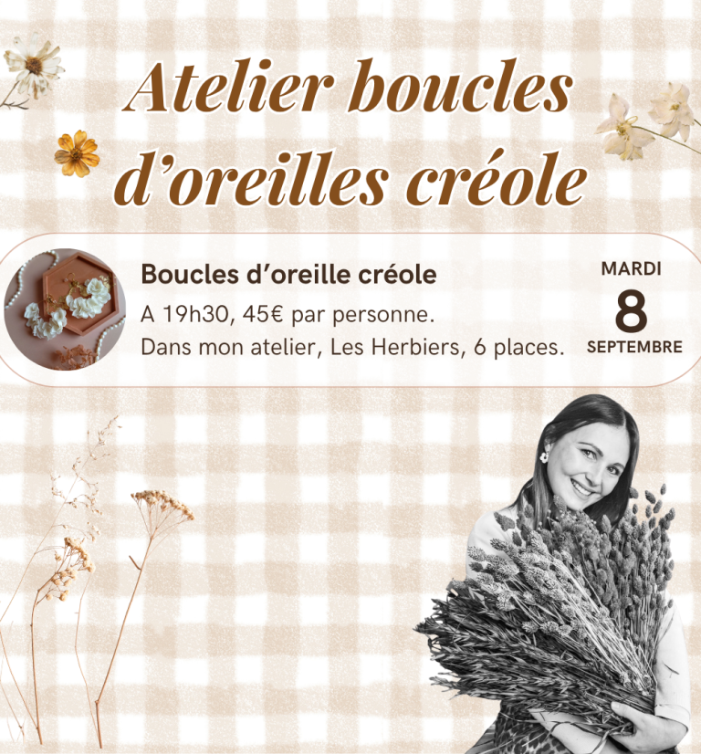 Atelier boucle d'oreille